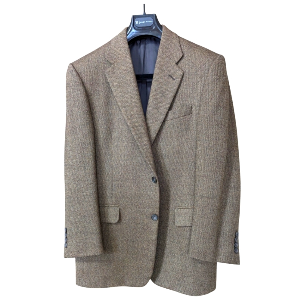 Vtg Hickey Freeman Wool Blazer Sports Coat Jacket Suit 40S Orig. Hanger Included